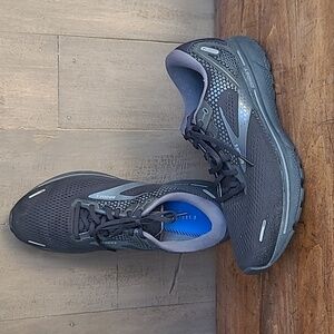 Brooks Ghost 14 Men's sz 12.5 Black Athletic Running Shoe Gym/Walking Sneaker